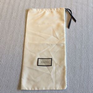 Gucci dust bag. 8 1/2”wide.  17 1/2” tall.